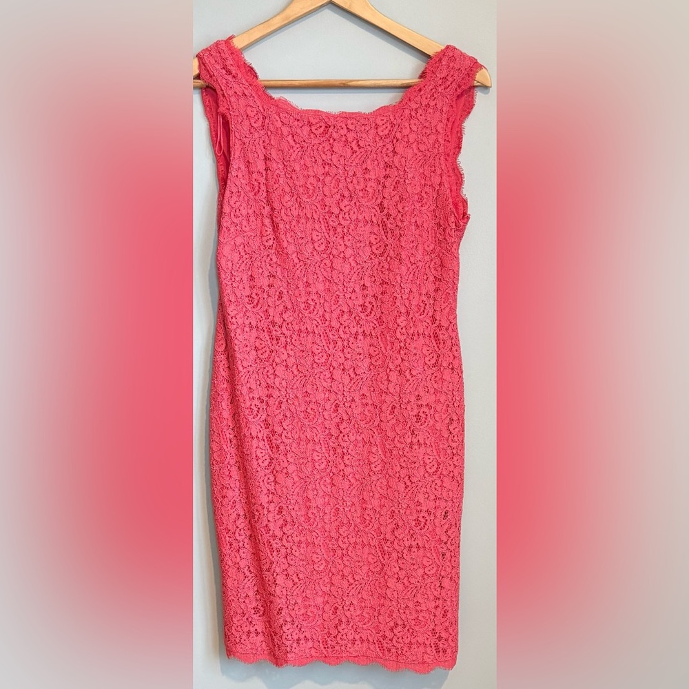 Adrianna Papell Vibrant Red Fabric